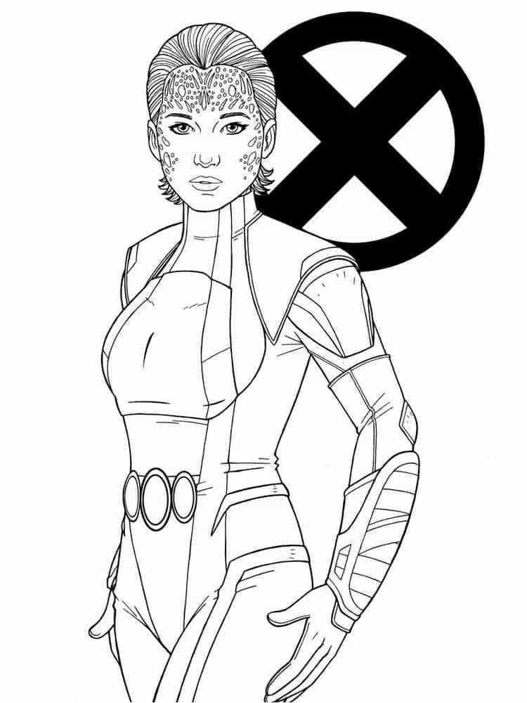 Desenho gratuito X-Men #199898 da colecao Super-heróis e Supervilões para imprimir