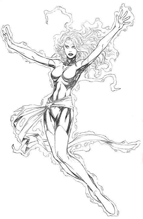 Desenho gratuito X-Men #74419 da colecao Super-heróis e Supervilões para imprimir