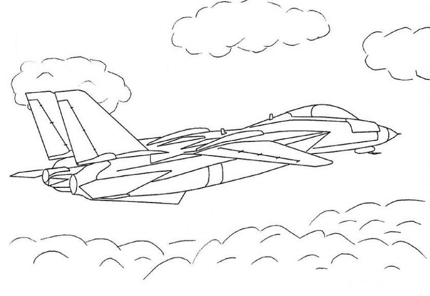 Página para colorir: aeronave militar (Transporte) #141039 - Páginas para Colorir Imprimíveis Gratuitamente