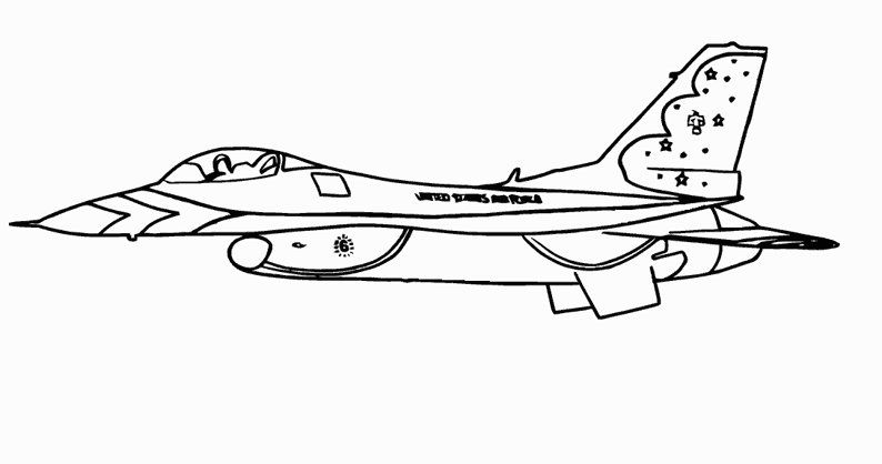 Página para colorir: aeronave militar (Transporte) #141052 - Páginas para Colorir Imprimíveis Gratuitamente