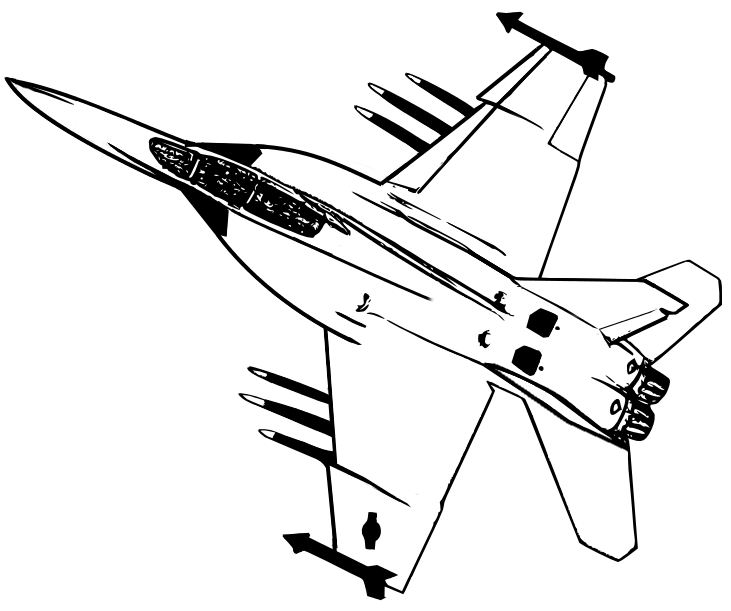 Página para colorir: aeronave militar (Transporte) #141056 - Páginas para Colorir Imprimíveis Gratuitamente