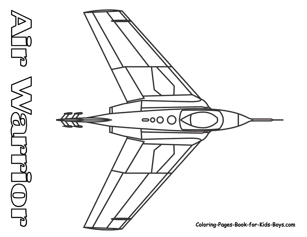 Página para colorir: aeronave militar (Transporte) #141060 - Páginas para Colorir Imprimíveis Gratuitamente