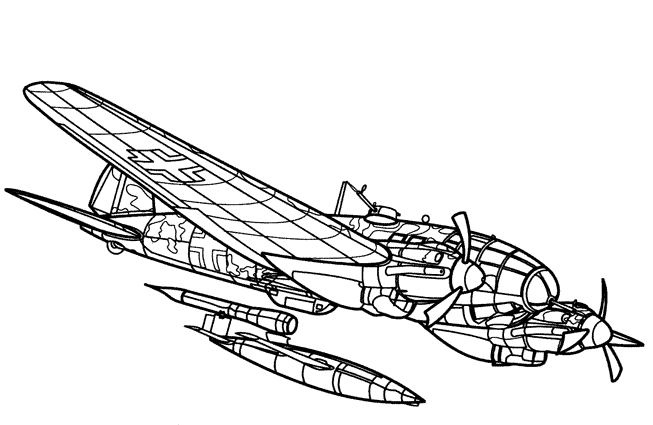 Página para colorir: aeronave militar (Transporte) #141123 - Páginas para Colorir Imprimíveis Gratuitamente