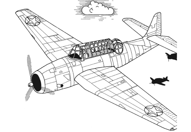 Página para colorir: aeronave militar (Transporte) #141245 - Páginas para Colorir Imprimíveis Gratuitamente