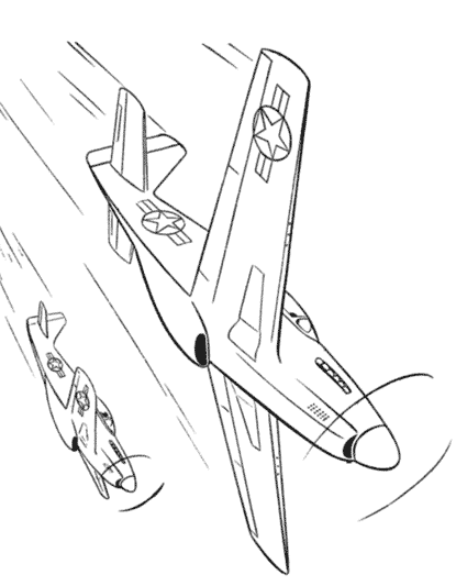 Página para colorir: aeronave militar (Transporte) #141249 - Páginas para Colorir Imprimíveis Gratuitamente