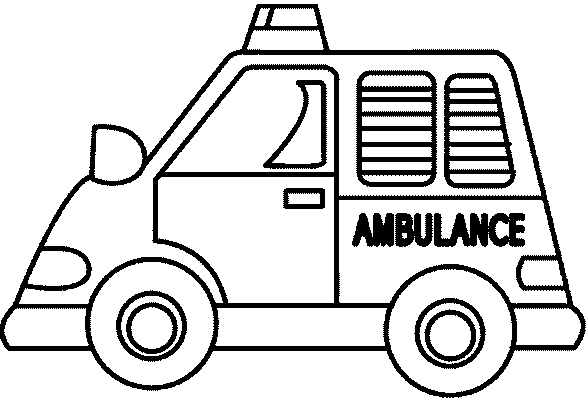 Página para colorir: Ambulância (Transporte) #136809 - Páginas para Colorir Imprimíveis Gratuitamente