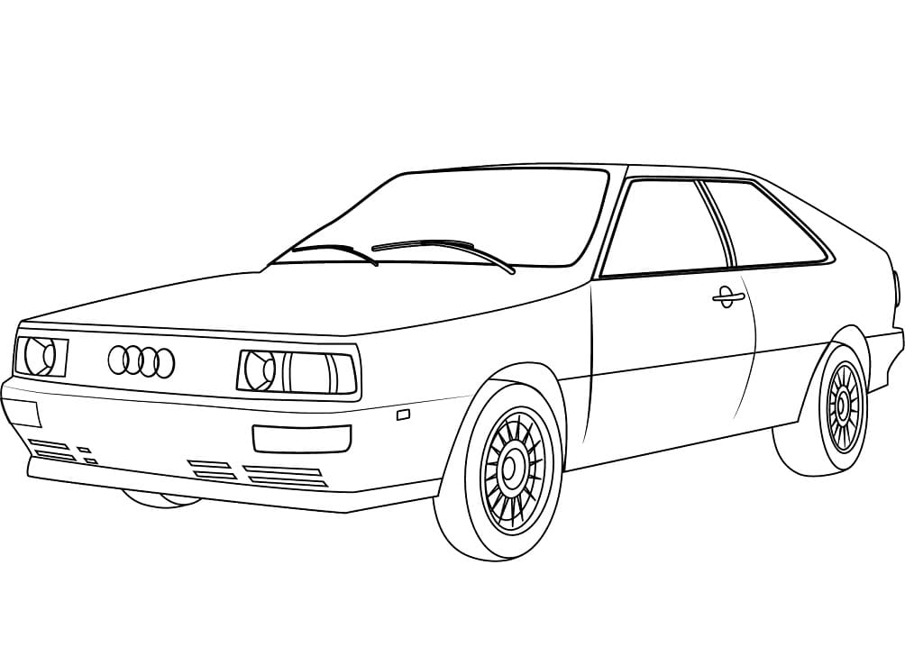 Desenho gratuito Audi #174809 da colecao Transporte para imprimir