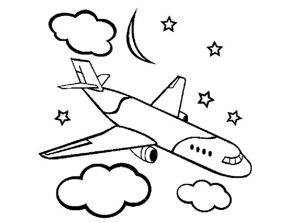 Página para colorir: Avião (Transporte) #134778 - Páginas para Colorir Imprimíveis Gratuitamente