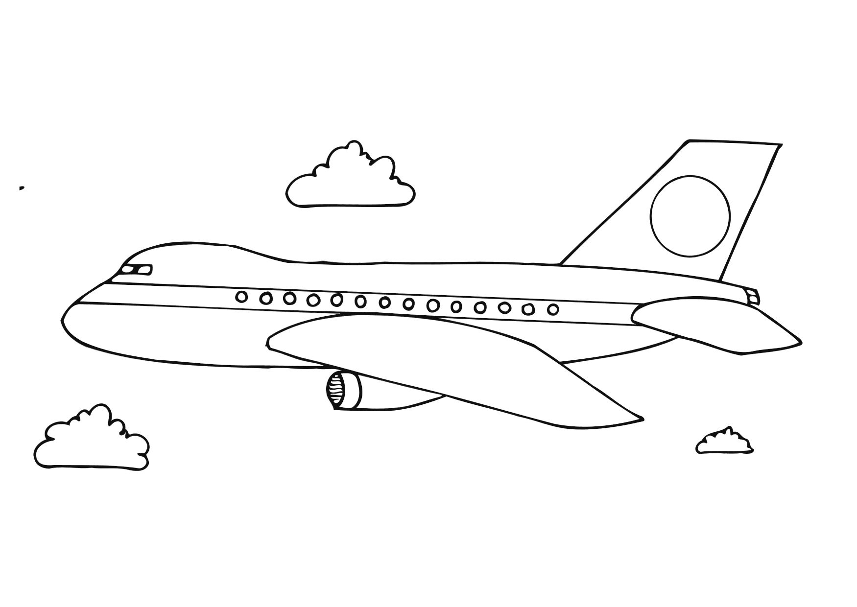 Página para colorir: Avião (Transporte) #134799 - Páginas para Colorir Imprimíveis Gratuitamente