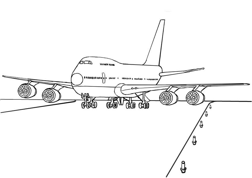 Página para colorir: Avião (Transporte) #134805 - Páginas para Colorir Imprimíveis Gratuitamente