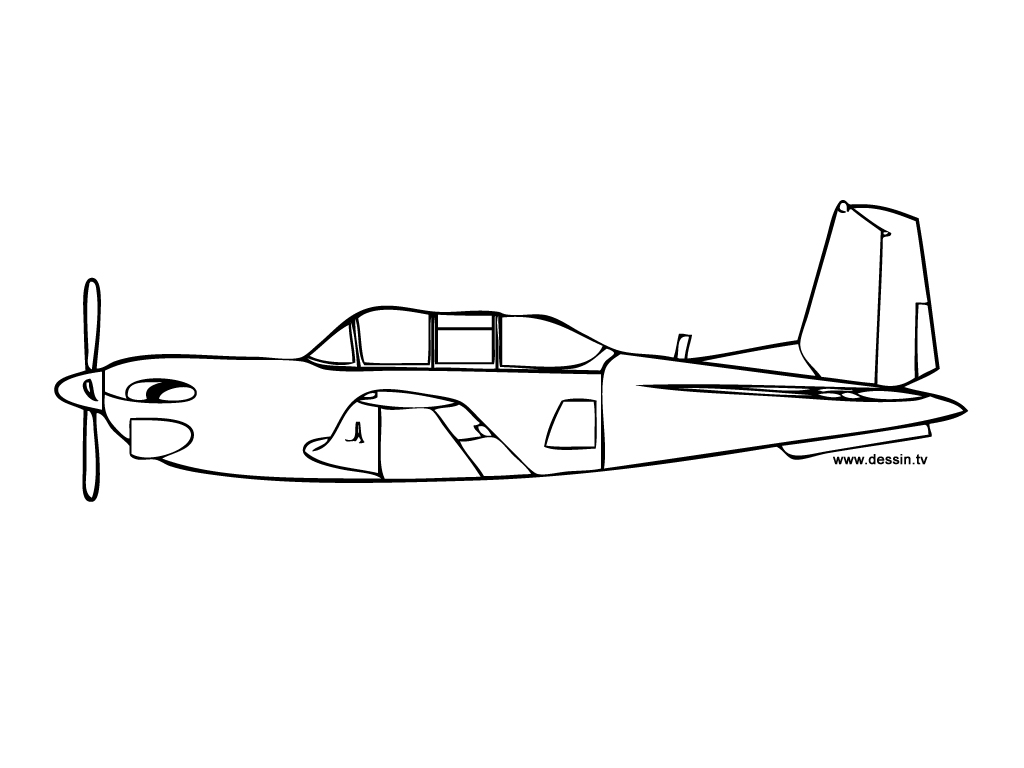 Página para colorir: Avião (Transporte) #134830 - Páginas para Colorir Imprimíveis Gratuitamente