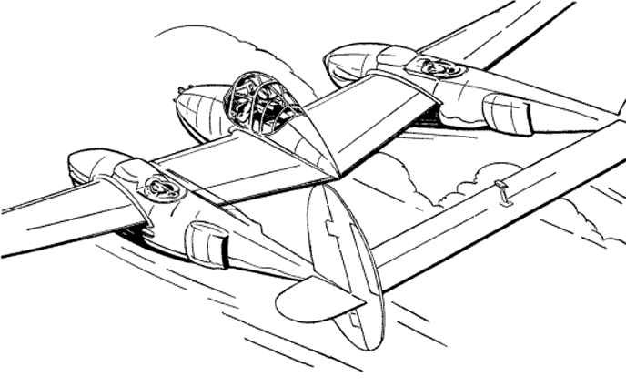 Página para colorir: Avião (Transporte) #134855 - Páginas para Colorir Imprimíveis Gratuitamente