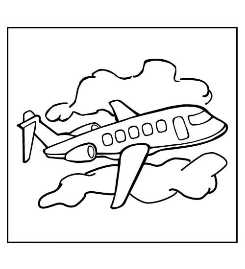 Página para colorir: Avião (Transporte) #134868 - Páginas para Colorir Imprimíveis Gratuitamente