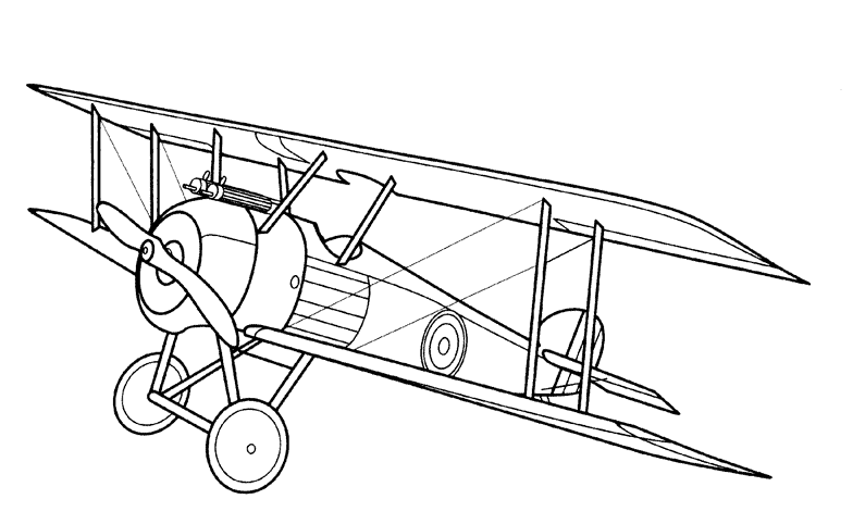 Página para colorir: Avião (Transporte) #134906 - Páginas para Colorir Imprimíveis Gratuitamente