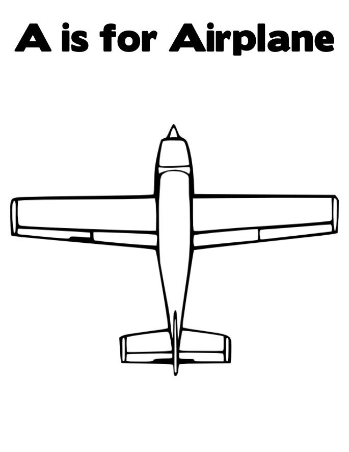 Página para colorir: Avião (Transporte) #134940 - Páginas para Colorir Imprimíveis Gratuitamente