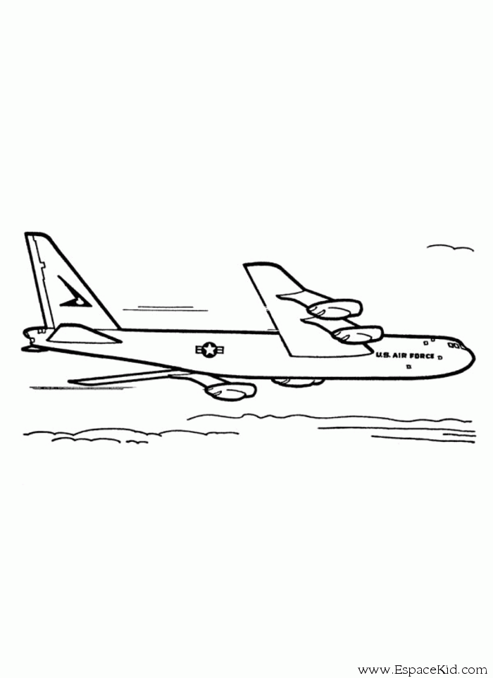 Página para colorir: Avião (Transporte) #134941 - Páginas para Colorir Imprimíveis Gratuitamente