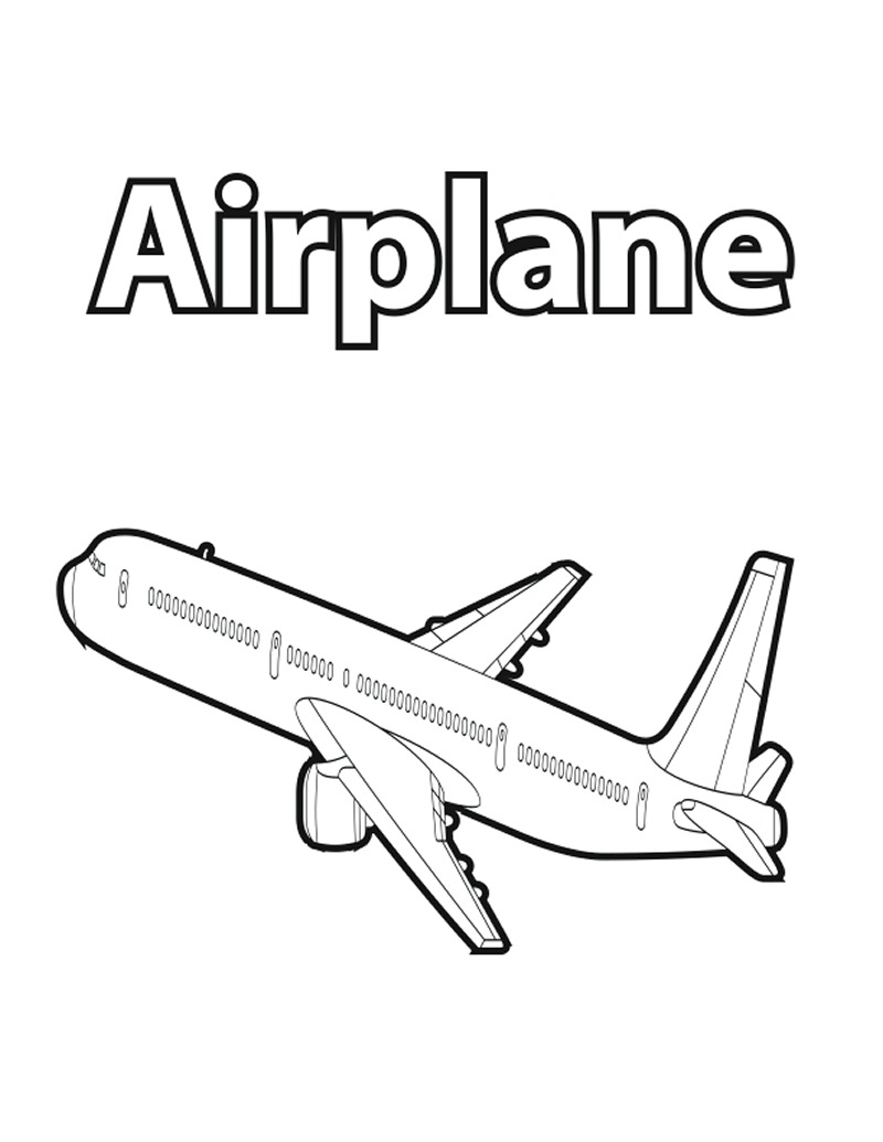 Página para colorir: Avião (Transporte) #134976 - Páginas para Colorir Imprimíveis Gratuitamente