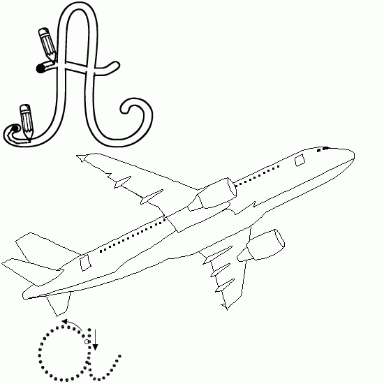 Página para colorir: Avião (Transporte) #134989 - Páginas para Colorir Imprimíveis Gratuitamente