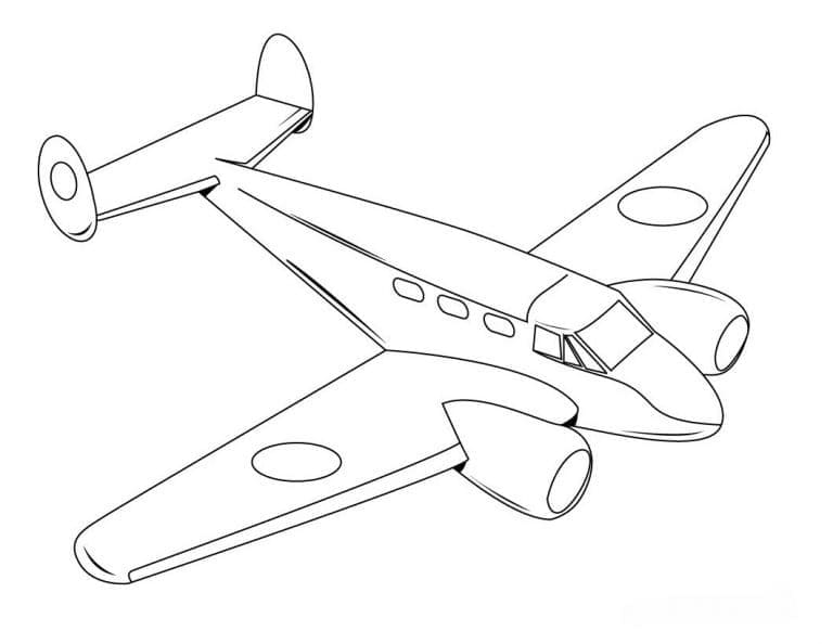 Desenho gratuito Avião #183579 da colecao Transporte para imprimir