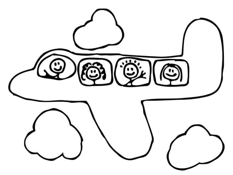 Desenho gratuito Avião #183593 da colecao Transporte para imprimir
