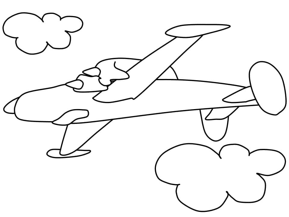 Desenho gratuito Avião #183606 da colecao Transporte para imprimir