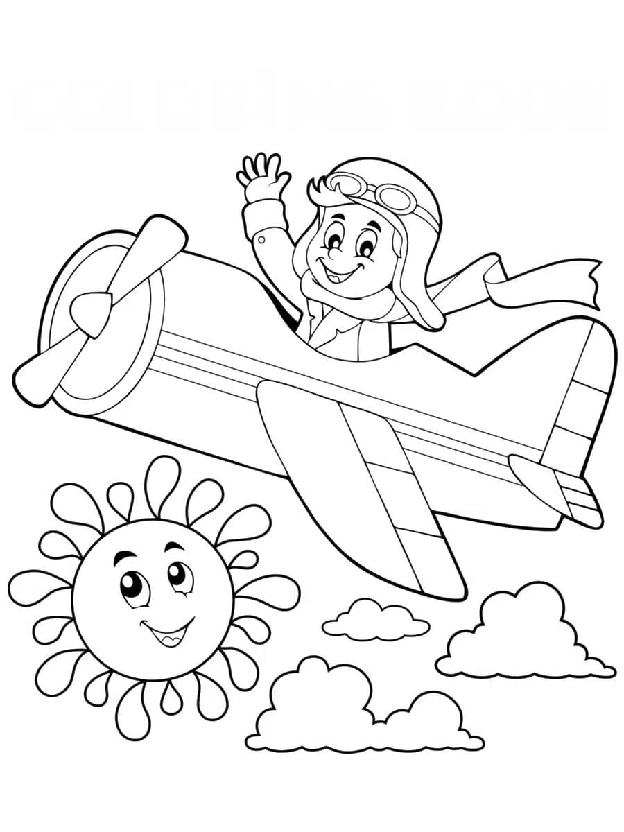 Desenho gratuito Avião #215747 da colecao Transporte para imprimir