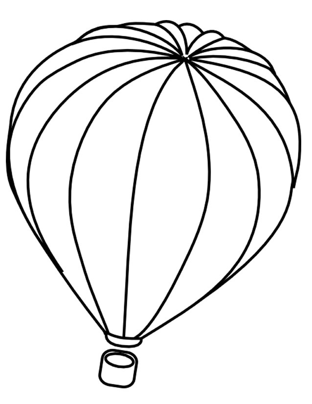 Desenho de Balão de ar quente para Colorir - Colorir.com