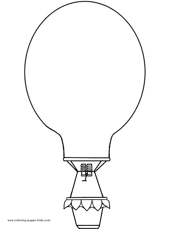 Página para colorir: balão de ar quente (Transporte) #134612 - Páginas para Colorir Imprimíveis Gratuitamente