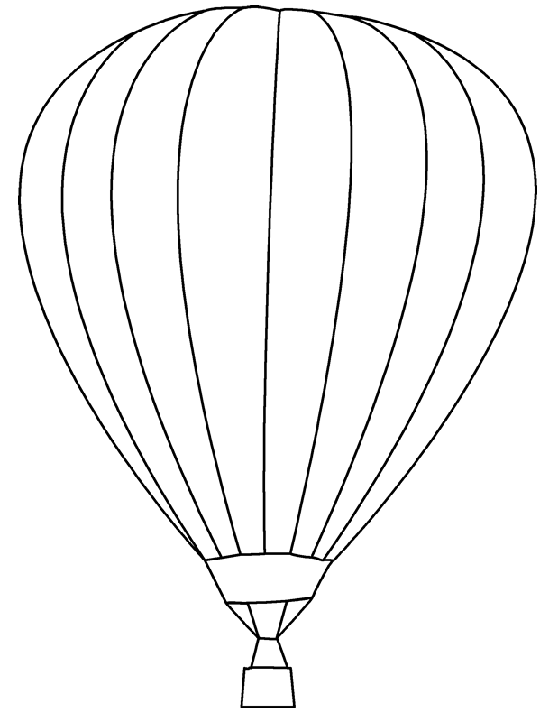 Página para colorir: balão de ar quente (Transporte) #134617 - Páginas para Colorir Imprimíveis Gratuitamente