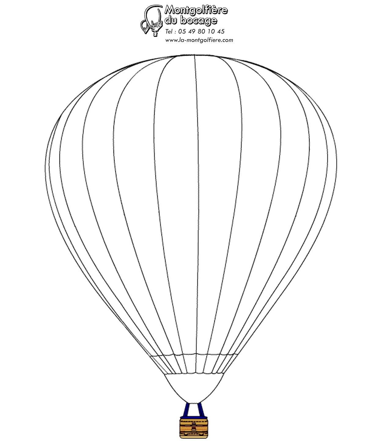 Página para colorir: balão de ar quente (Transporte) #134618 - Páginas para Colorir Imprimíveis Gratuitamente