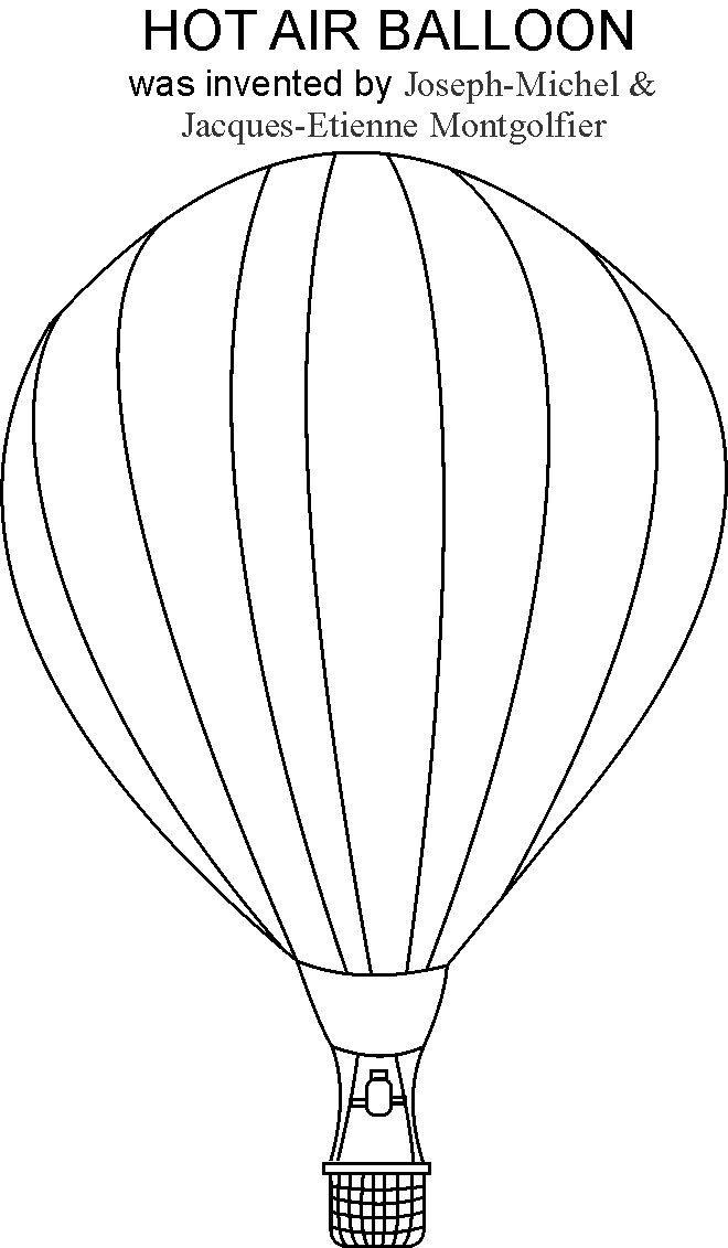 Página para colorir: balão de ar quente (Transporte) #134651 - Páginas para Colorir Imprimíveis Gratuitamente