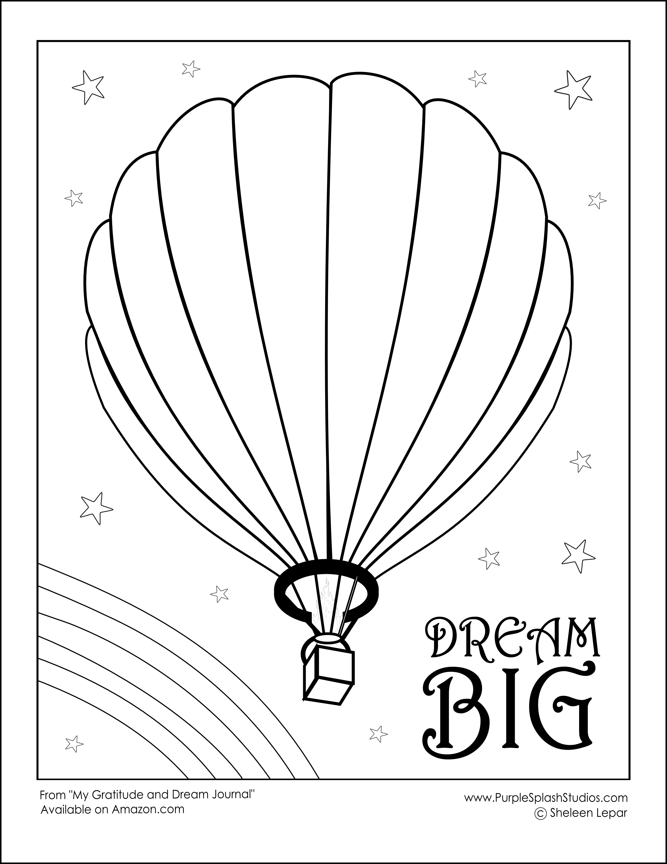 Página para colorir: balão de ar quente (Transporte) #134700 - Páginas para Colorir Imprimíveis Gratuitamente