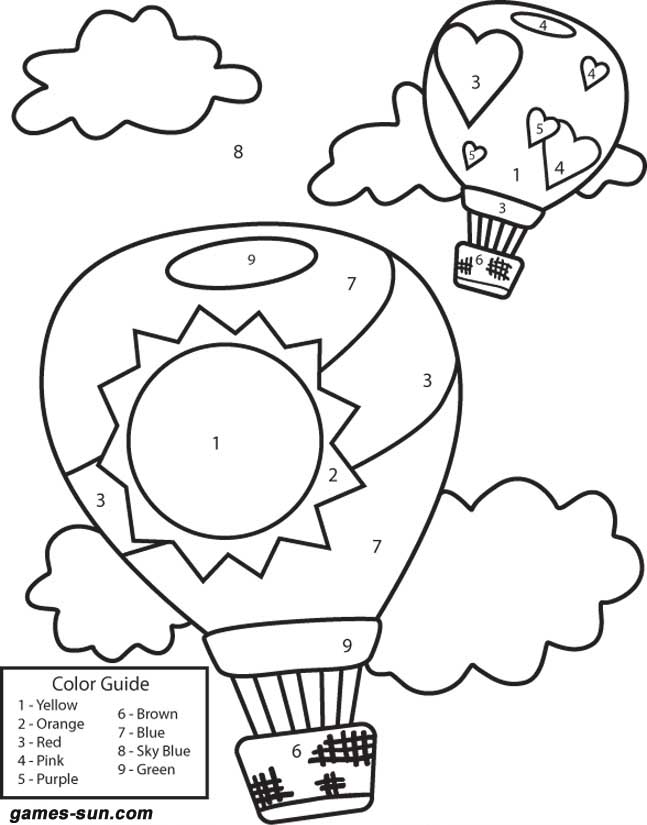 Página para colorir: balão de ar quente (Transporte) #134702 - Páginas para Colorir Imprimíveis Gratuitamente