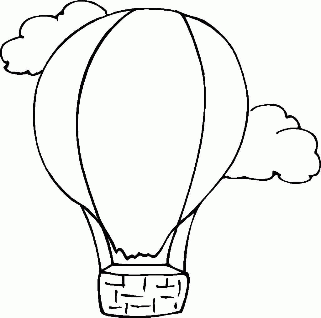 Desenho gratuito Balão de Ar Quente #180231 da colecao Transporte para imprimir