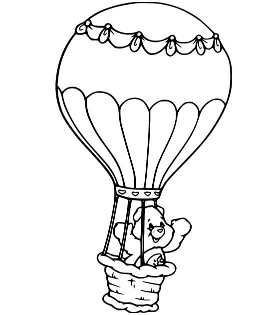 Desenho gratuito Balão de Ar Quente #180234 da colecao Transporte para imprimir
