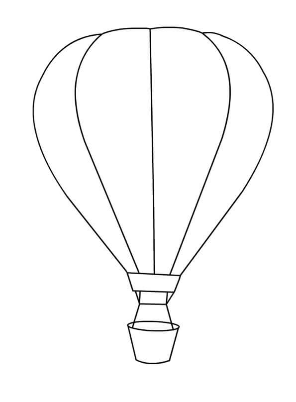 Desenho gratuito Balão de Ar Quente #180256 da colecao Transporte para imprimir