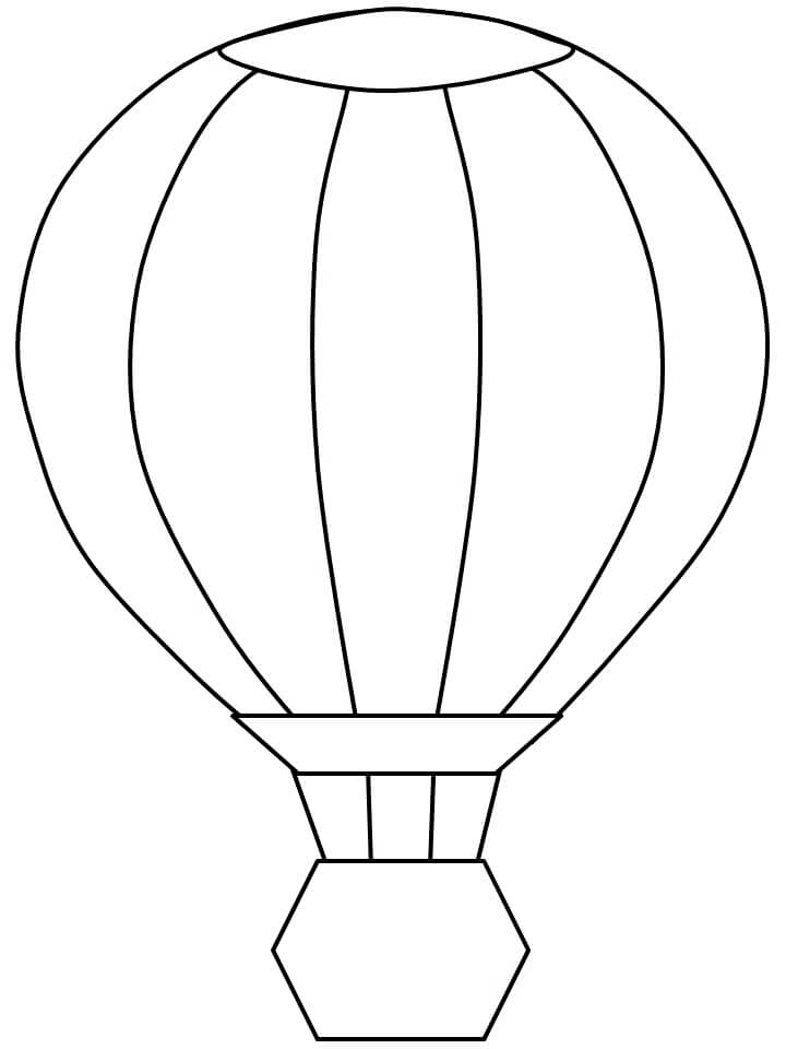 Desenho gratuito Balão de Ar Quente #180260 da colecao Transporte para imprimir