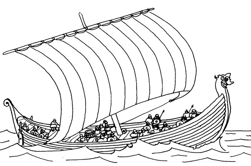 Página para colorir: Barco / Navio (Transporte) #137506 - Páginas para Colorir Imprimíveis Gratuitamente