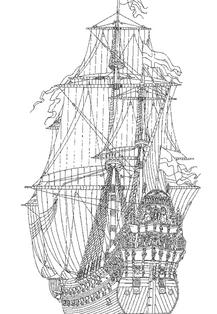 Página para colorir: Barco / Navio (Transporte) #137511 - Páginas para Colorir Imprimíveis Gratuitamente