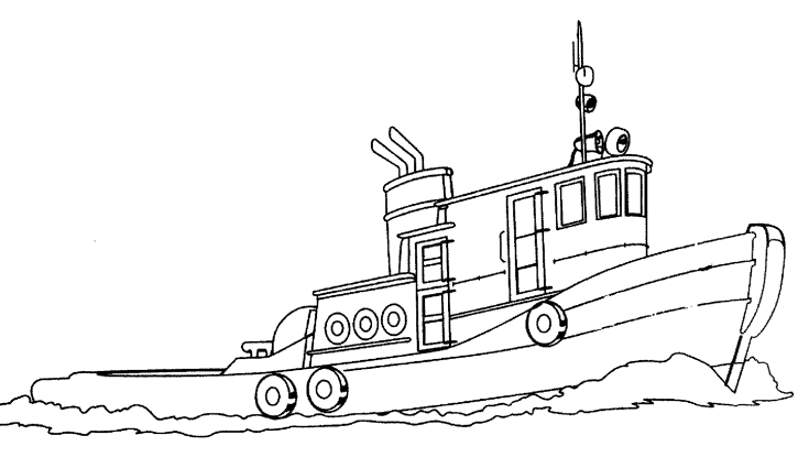 Página para colorir: Barco / Navio (Transporte) #137569 - Páginas para Colorir Imprimíveis Gratuitamente