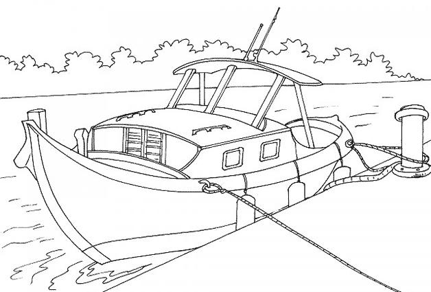 Página para colorir: Barco / Navio (Transporte) #137643 - Páginas para Colorir Imprimíveis Gratuitamente