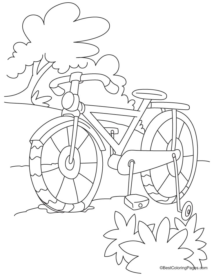 Página para colorir: Bicicleta / Bicicleta (Transporte) #136940 - Páginas para Colorir Imprimíveis Gratuitamente