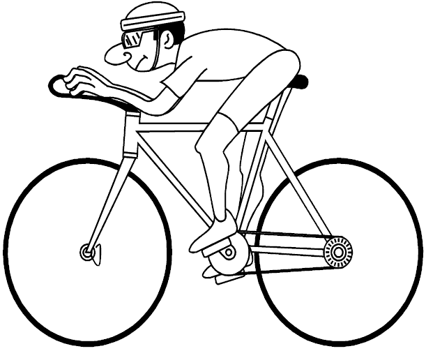 Página para colorir: Bicicleta / Bicicleta (Transporte) #136948 - Páginas para Colorir Imprimíveis Gratuitamente