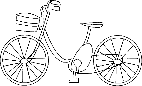 Página para colorir: Bicicleta / Bicicleta (Transporte) #136954 - Páginas para Colorir Imprimíveis Gratuitamente