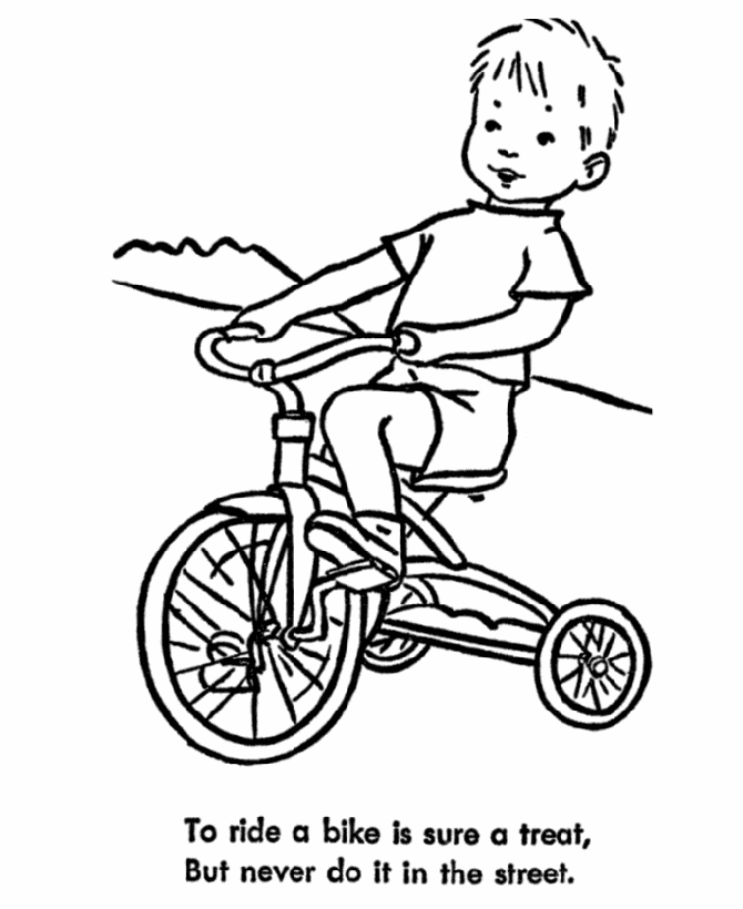 Página para colorir: Bicicleta / Bicicleta (Transporte) #136961 - Páginas para Colorir Imprimíveis Gratuitamente
