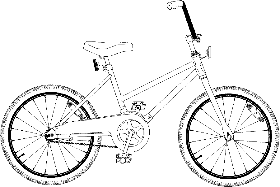 Página para colorir: Bicicleta / Bicicleta (Transporte) #136971 - Páginas para Colorir Imprimíveis Gratuitamente
