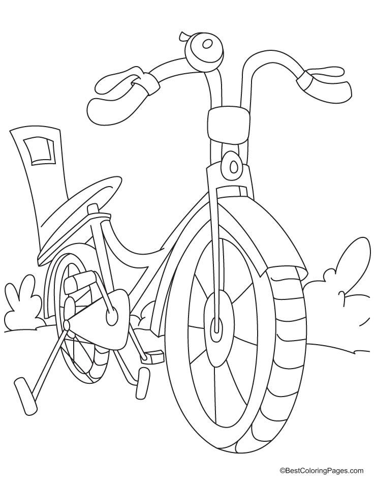 Página para colorir: Bicicleta / Bicicleta (Transporte) #136983 - Páginas para Colorir Imprimíveis Gratuitamente