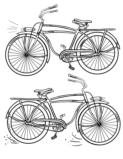 Página para colorir: Bicicleta / Bicicleta (Transporte) #136991 - Páginas para Colorir Imprimíveis Gratuitamente