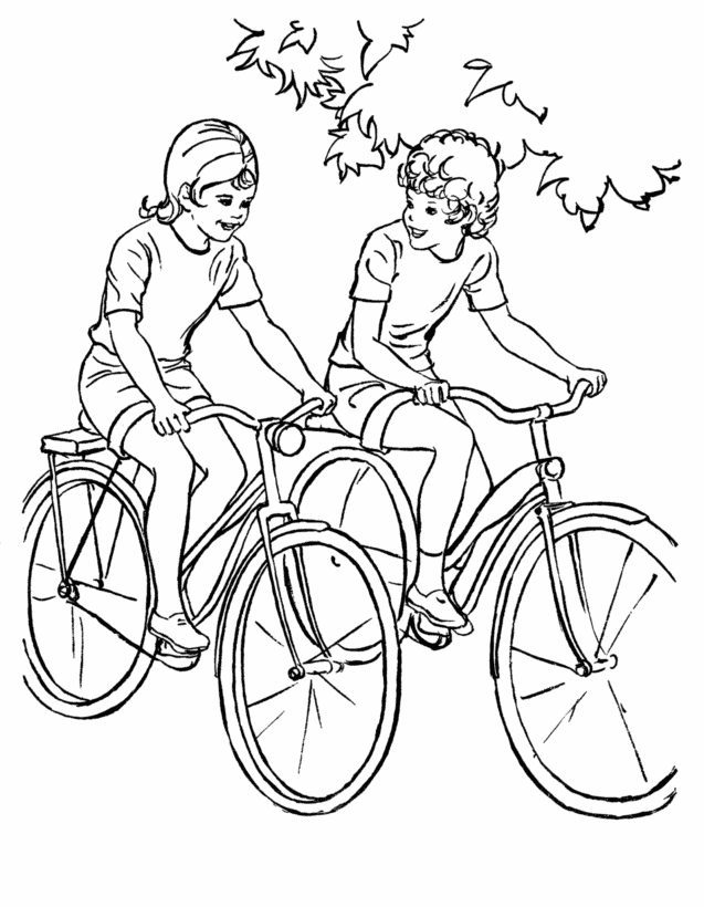 Página para colorir: Bicicleta / Bicicleta (Transporte) #137049 - Páginas para Colorir Imprimíveis Gratuitamente