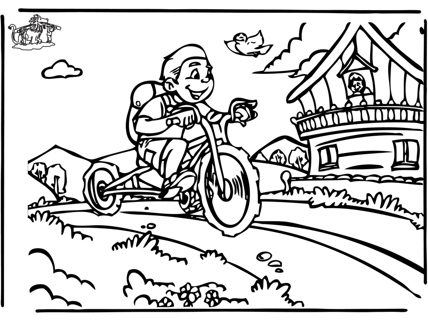 Página para colorir: Bicicleta / Bicicleta (Transporte) #137078 - Páginas para Colorir Imprimíveis Gratuitamente